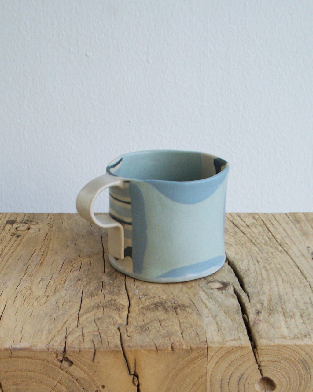 Pollygarden | Blue Zigzag Paper Mug
