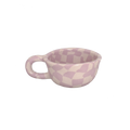 Pollygarden | Check Lavender Latte Mug