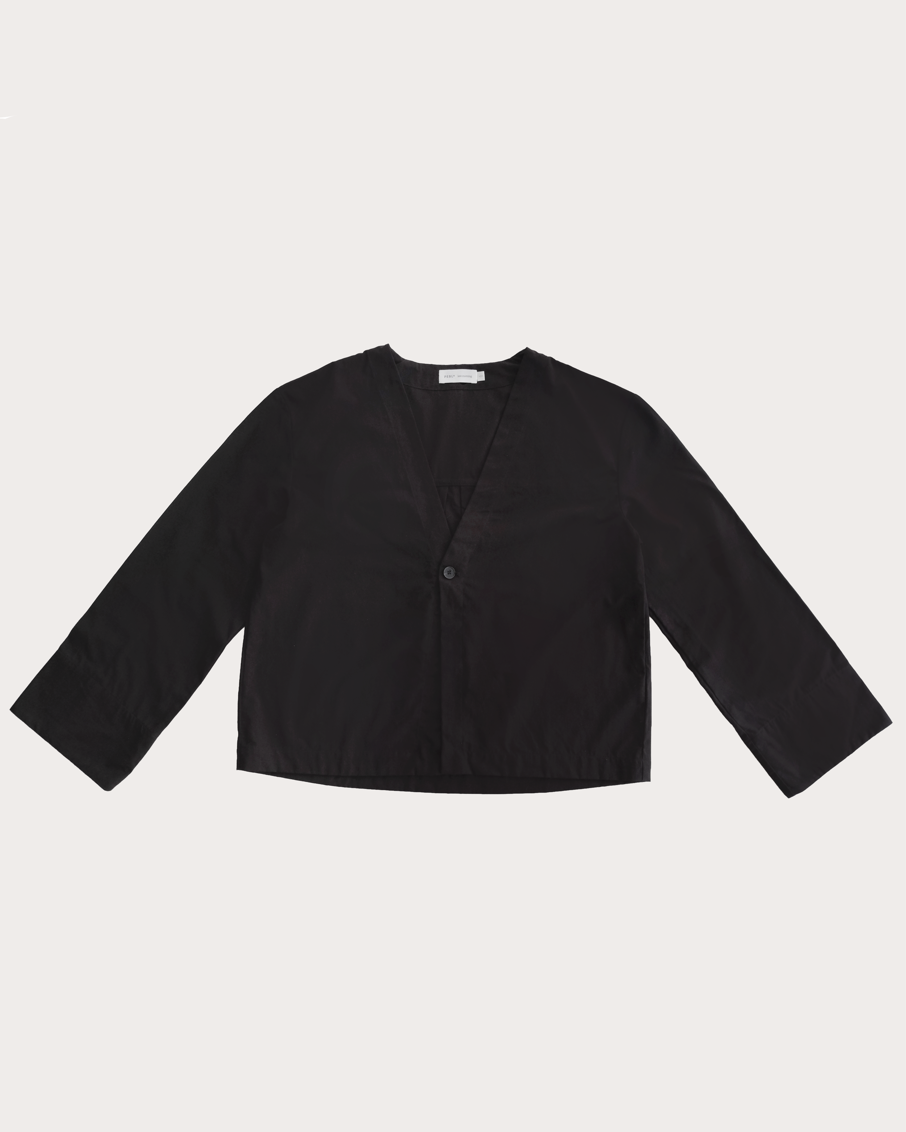 PEBL x late morning | Collarless Jacket