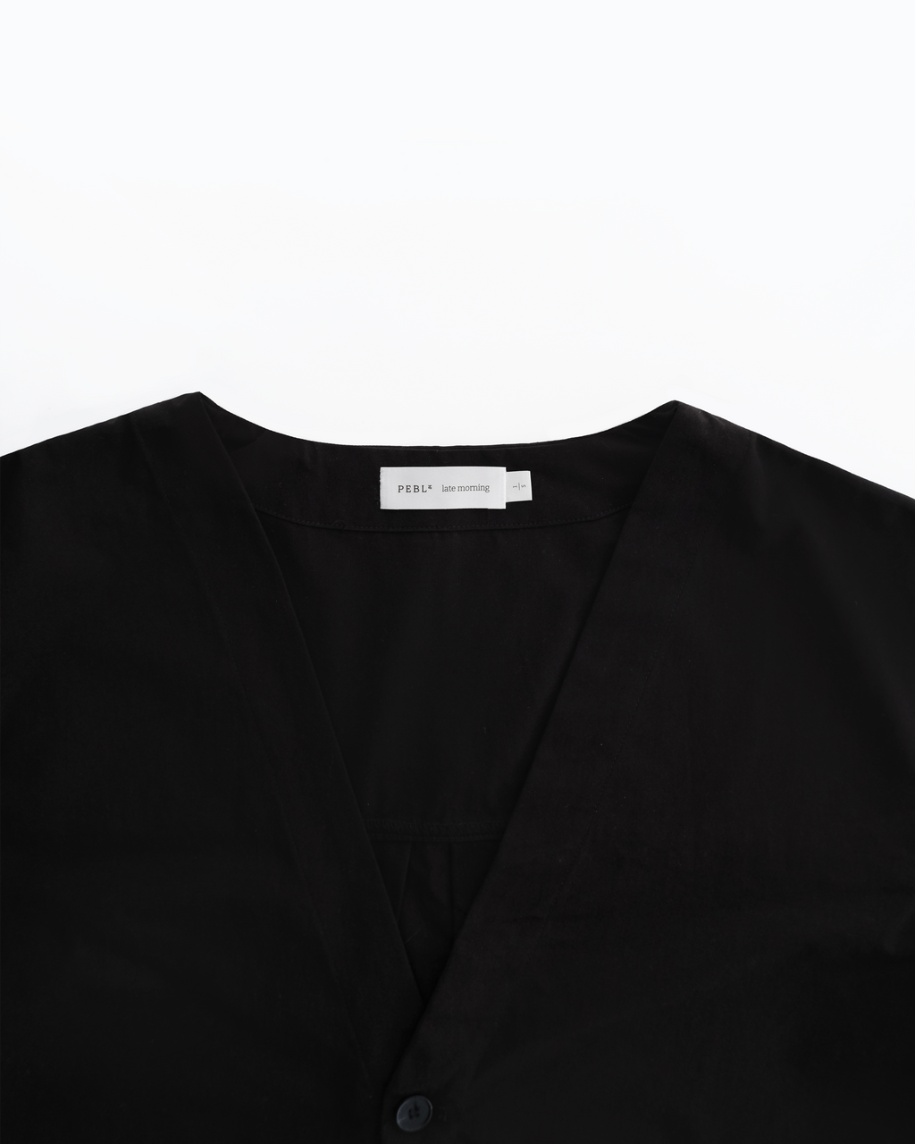 PEBL x late morning | Collarless Jacket