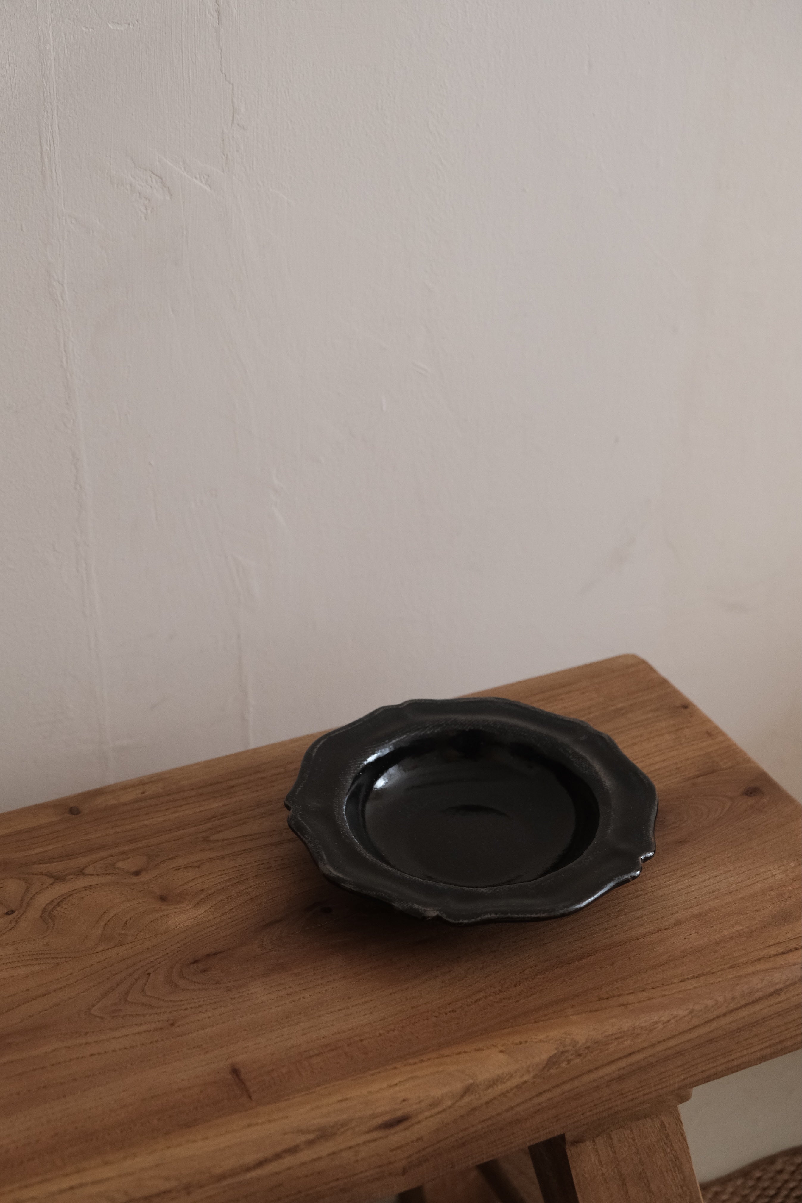 Chang Liang | Handmade Black Glazed Plate