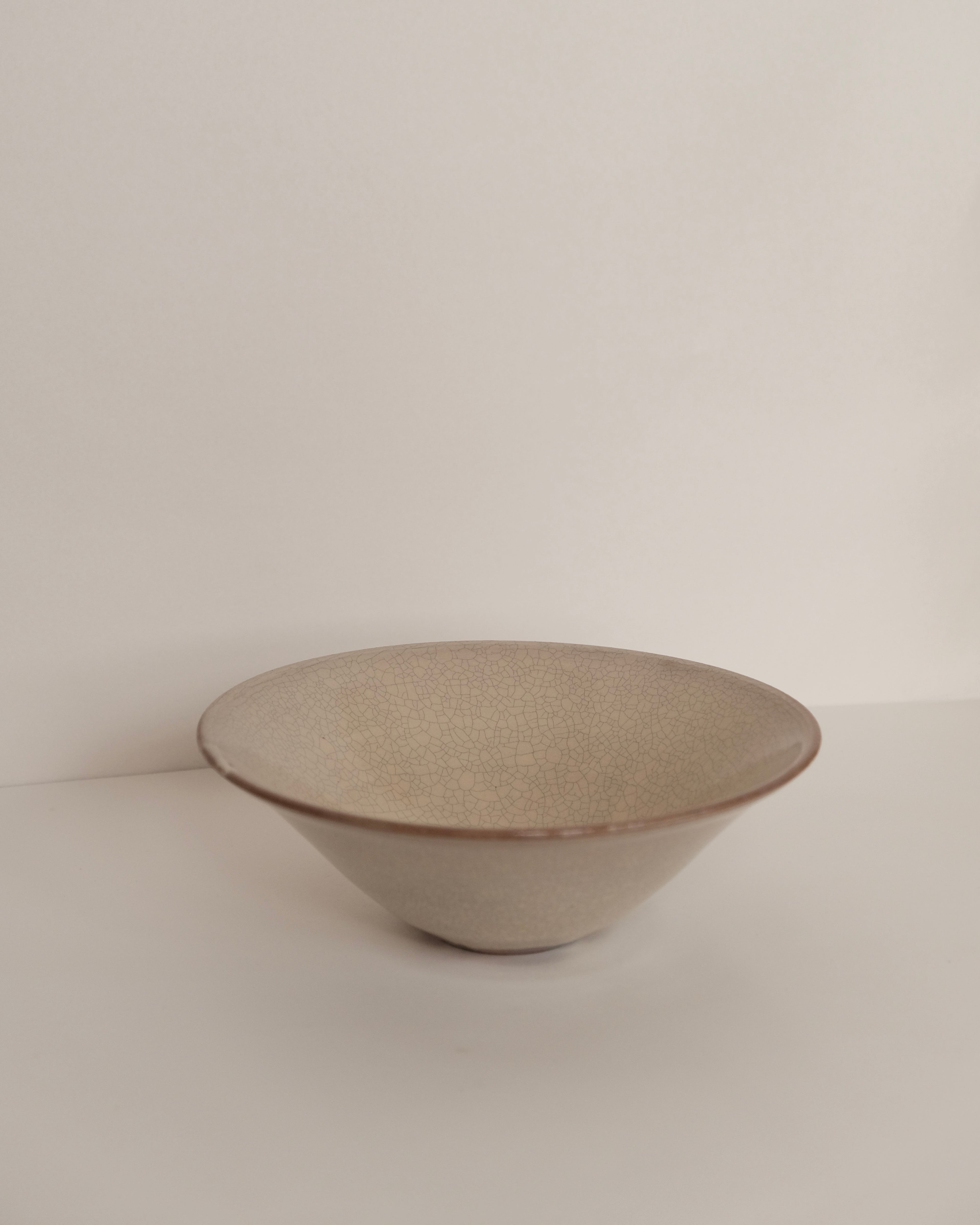 Fuminari Araga | Crackled Kohiki Medium Plate