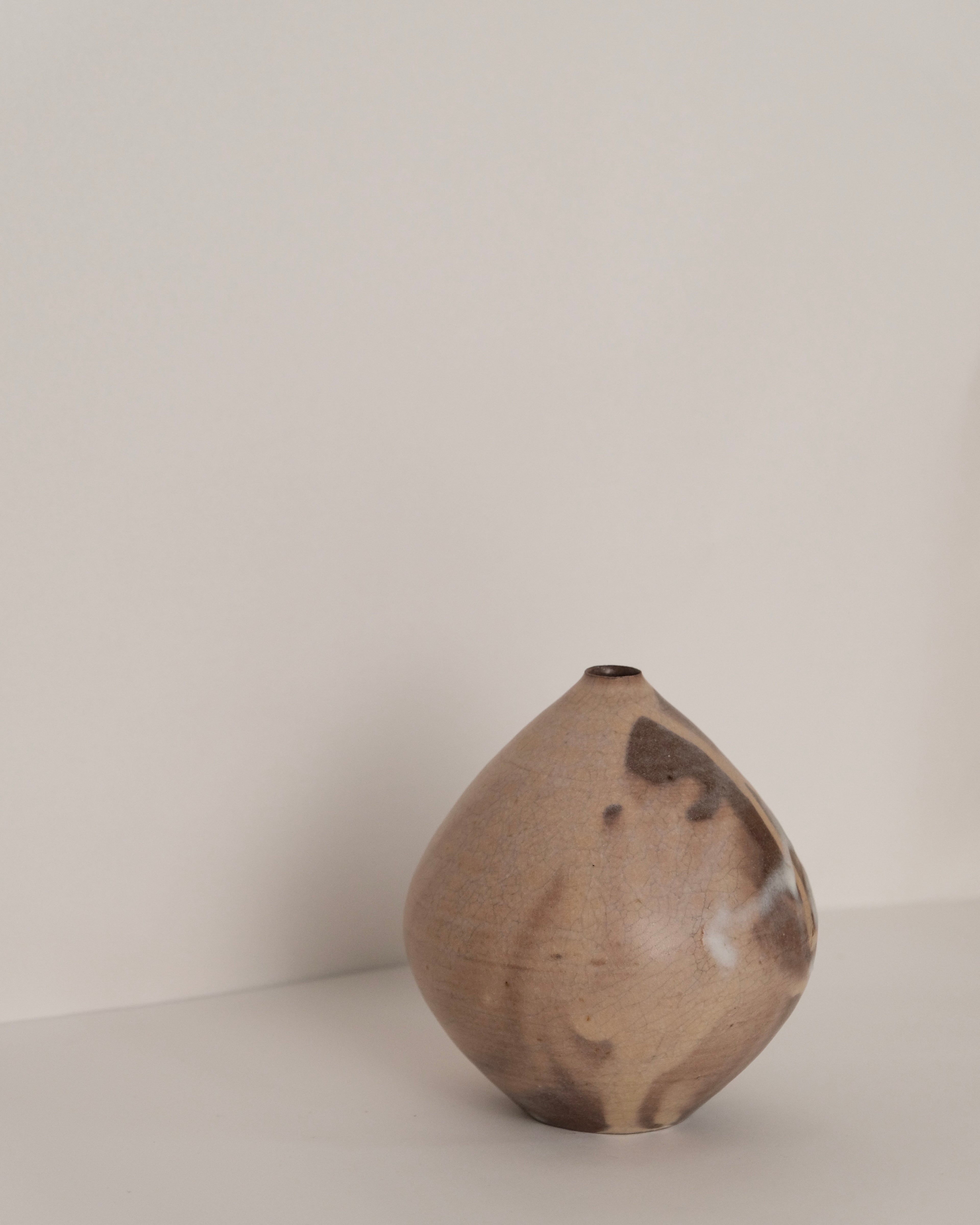 Fuminari Araga | Crackled Kohiki Vase #1