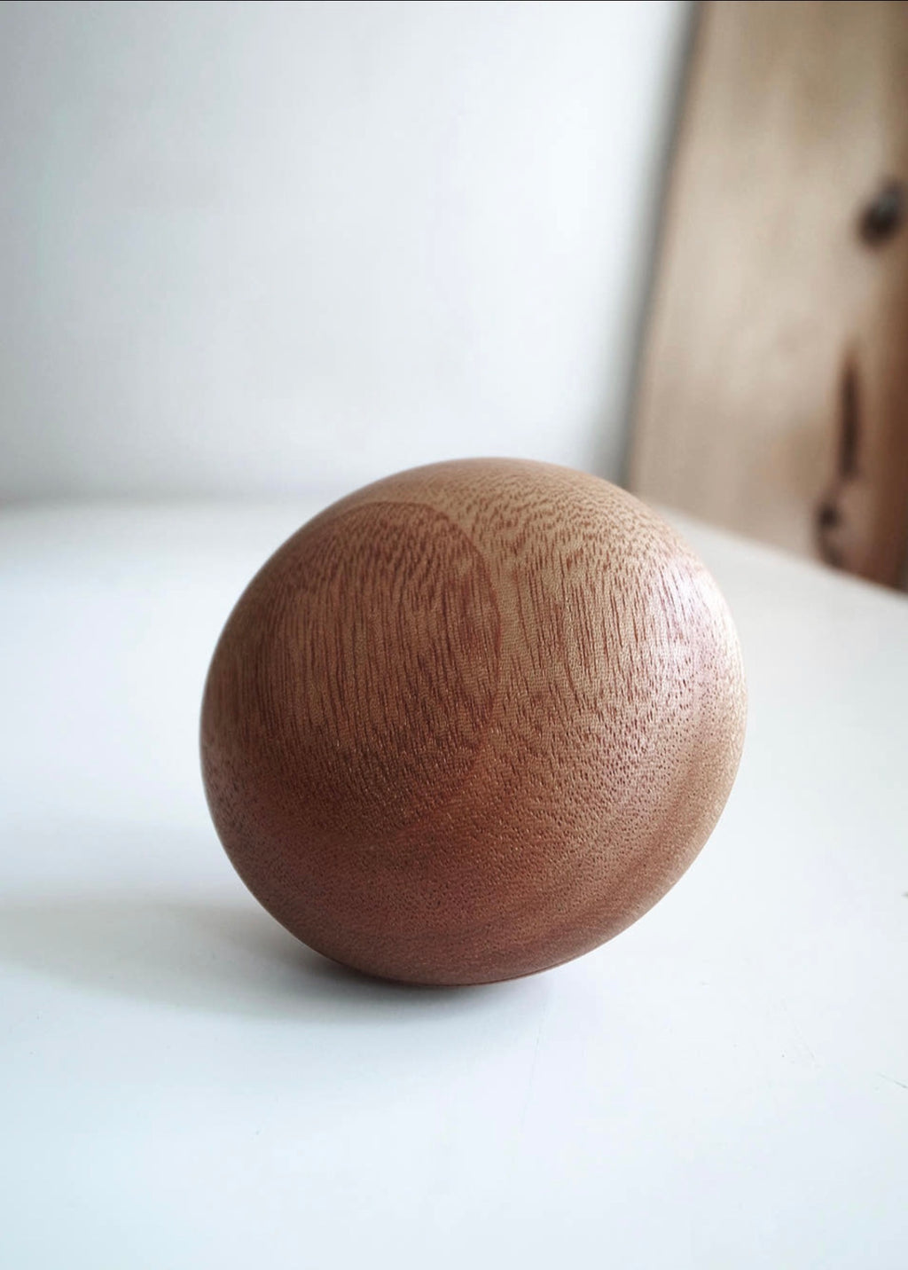 Frond | Sapele Wood Round Lidded Box