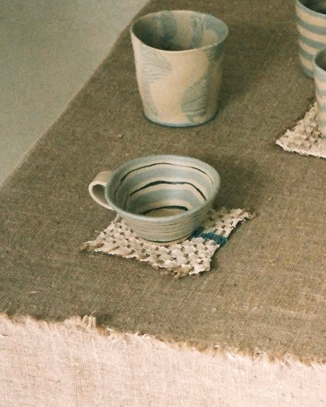 Pollygarden | Tea Mug Stripe Blue