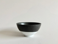 Naotsugu Yoshida | White Porcelain Iron Glaze Rice Bowl