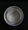 Solinii | Wood Fired Dusty Blue Double Circle Incense Holder