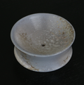 Solinii | Wood Fired Dusty Blue Mono Circle Incense Holder