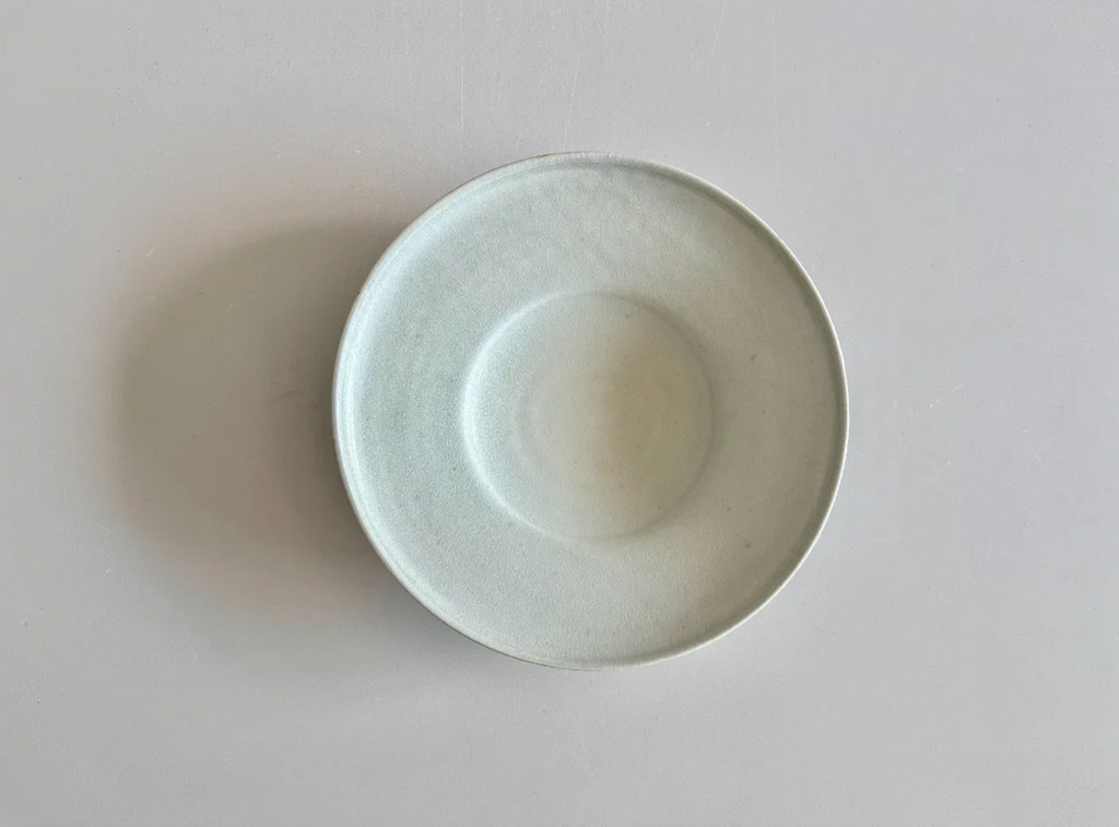 Atsushi Shimomura | White Clay Rim Plate
