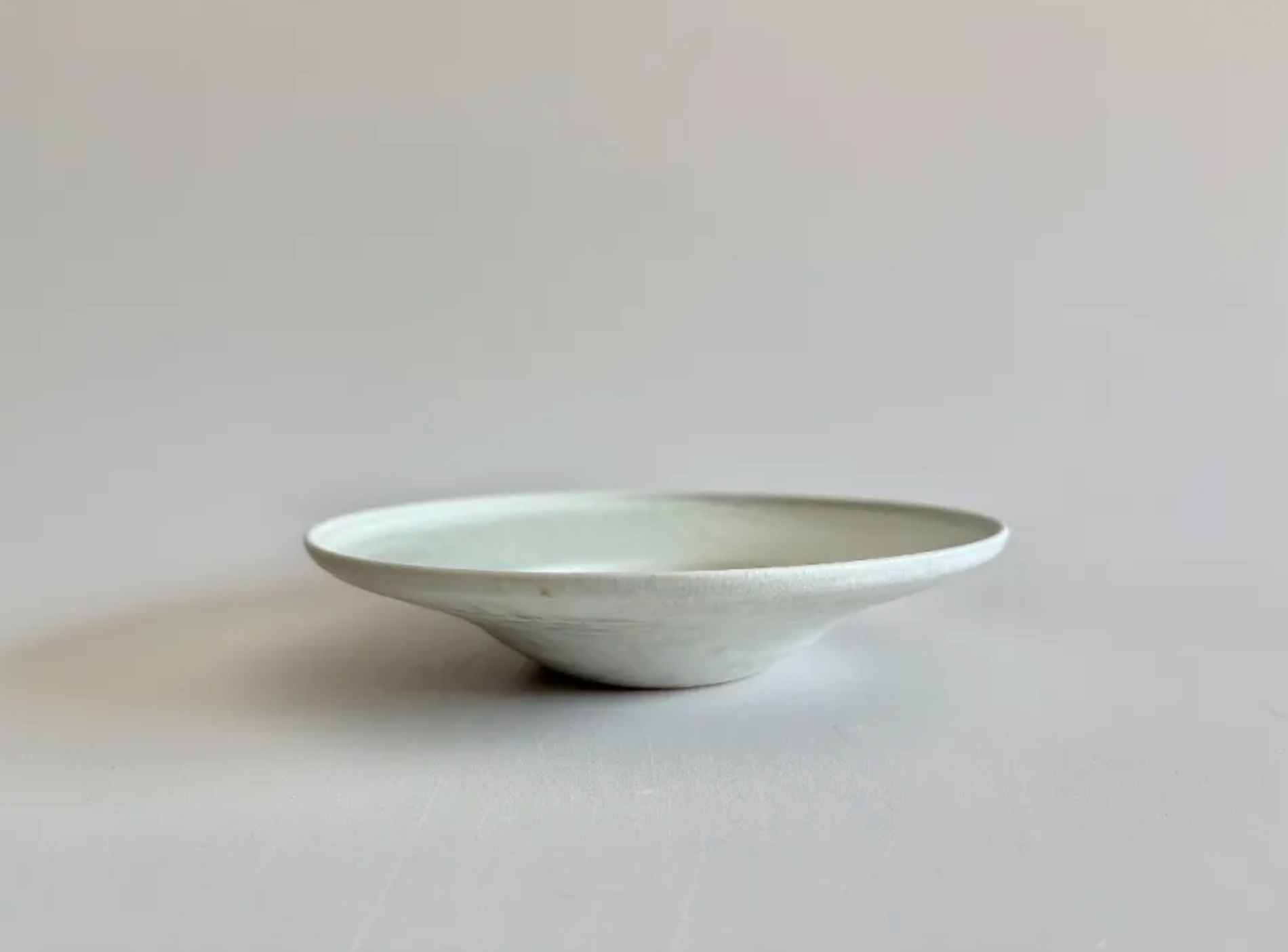 Atsushi Shimomura | White Clay Rim Plate