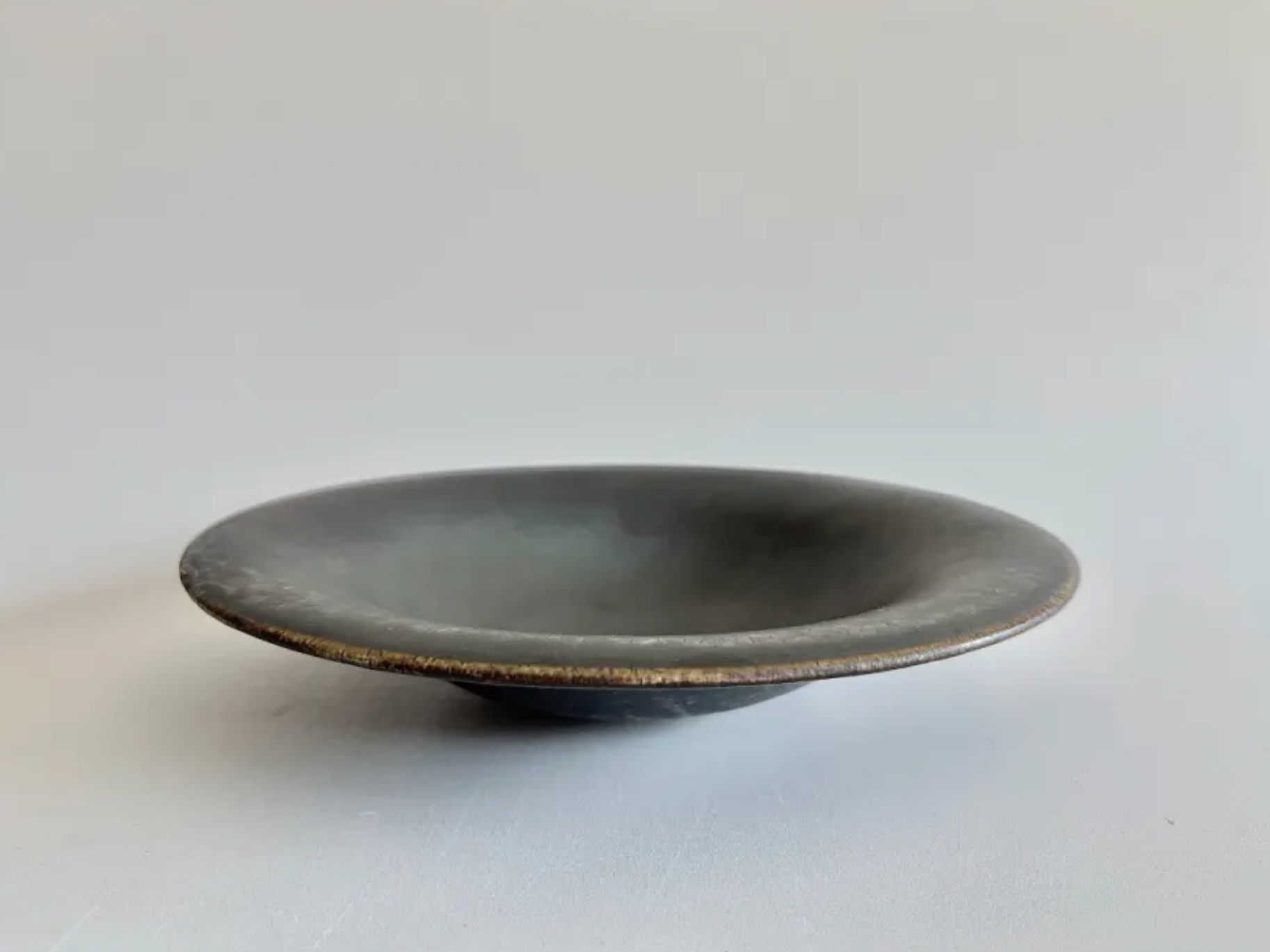 Atsushi Shimomura | Black Glaze Plate
