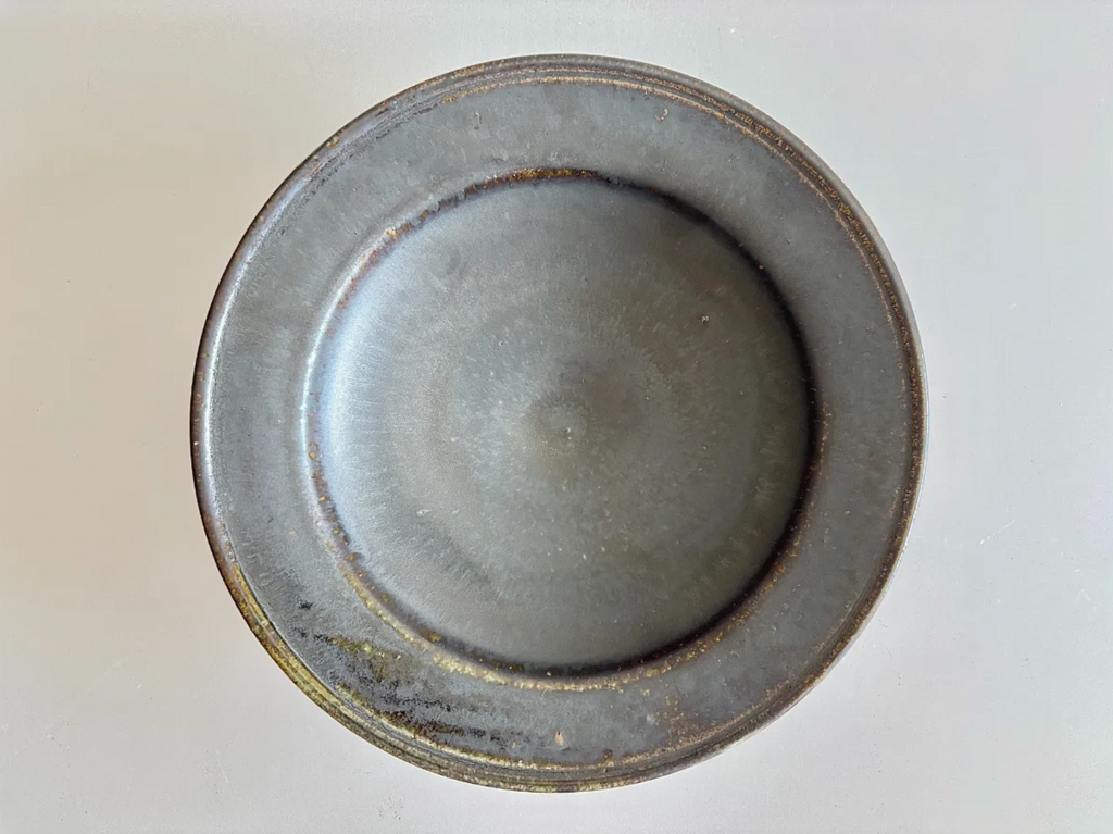 Atsushi Shimomura | Black Glaze Rim Plate
