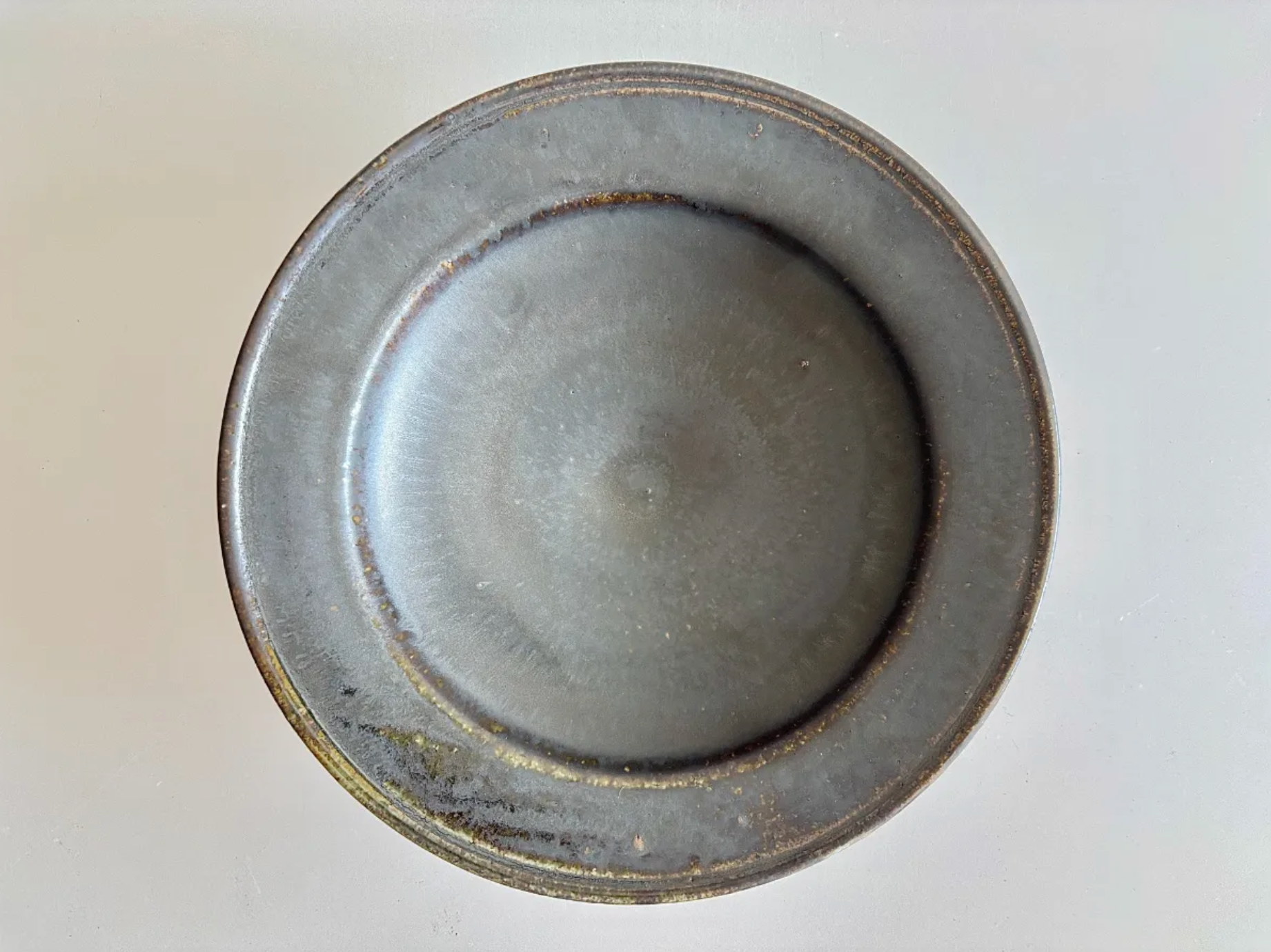 Atsushi Shimomura | Black Glaze Rim Plate