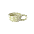 Pollygarden | Check Apple Latte Mug